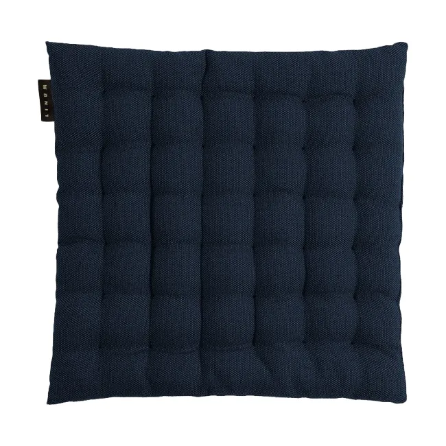 Linum Pepper seat cushion 40x40 cm Dark navy blue | Scandinavian Design | Seat cushions & pads | Blue