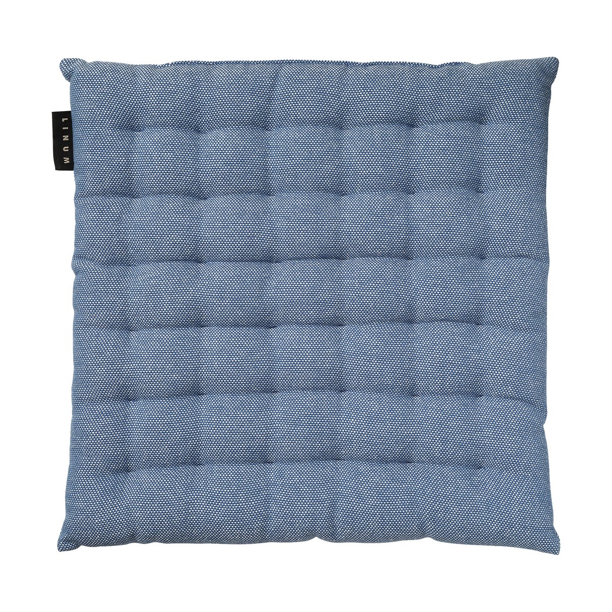 Linum Pepper seat cushion 40x40 cm Deep sea blue