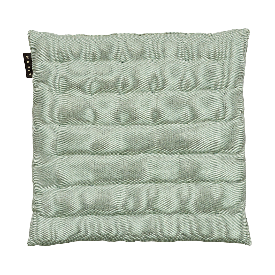 Linum Pepper seat cushion 40x40 cm Light ice green | Scandinavian Design | Seat cushions & pads | Green