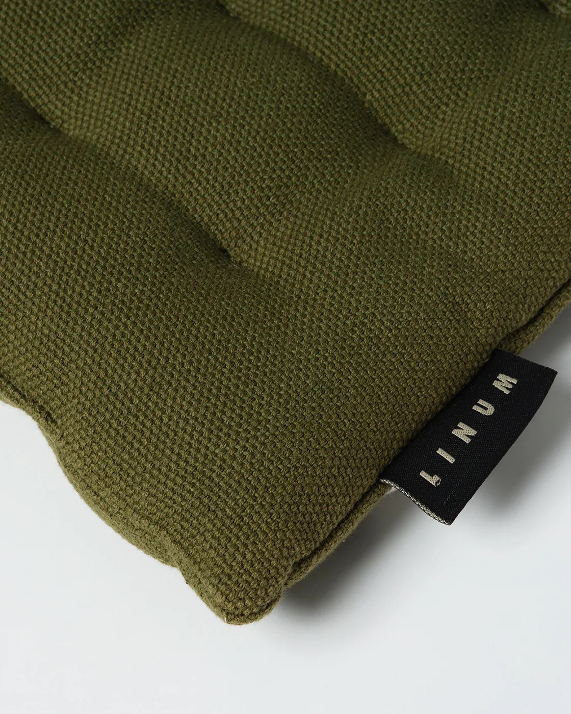 Pepper seat cushion 40x40 cm, Olive green Linum
