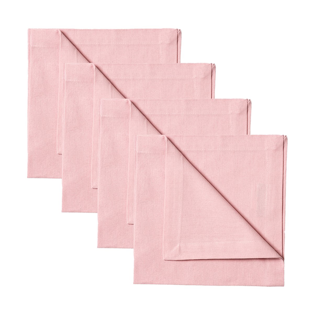 Linum Robert napkins 4-pack Dusty pink | Scandinavian Design | Linen & cotton napkins | Pink