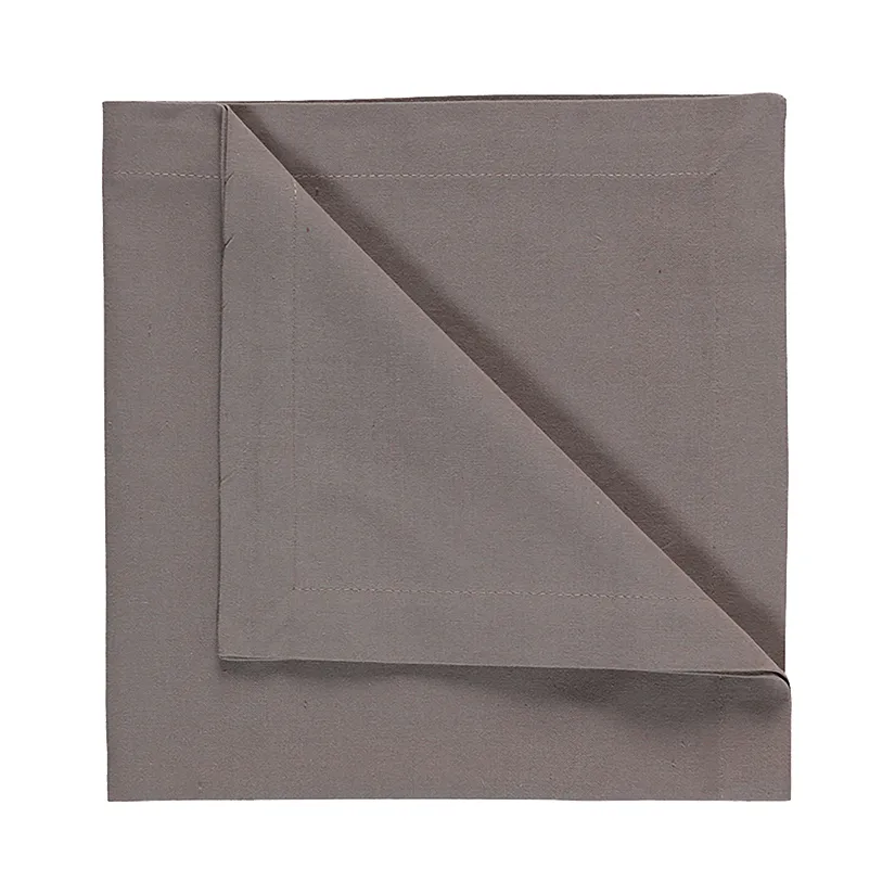 Linum Robert napkins 4-pack Mole brown | Scandinavian Design | Linen & cotton napkins | Brown