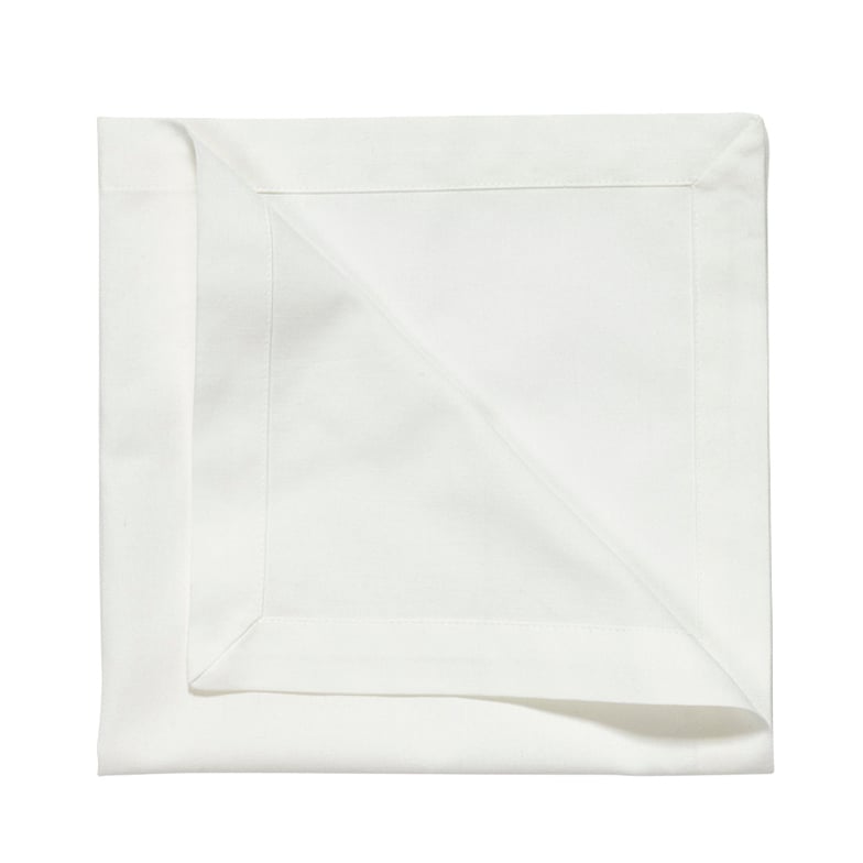 Linum Robert napkins 4-pack White | Scandinavian Design | Linen & cotton napkins | White