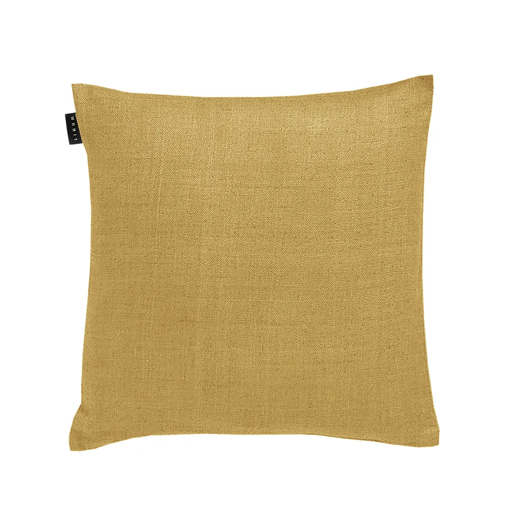 Seta cushion cover 50x50, Straw yellow Linum