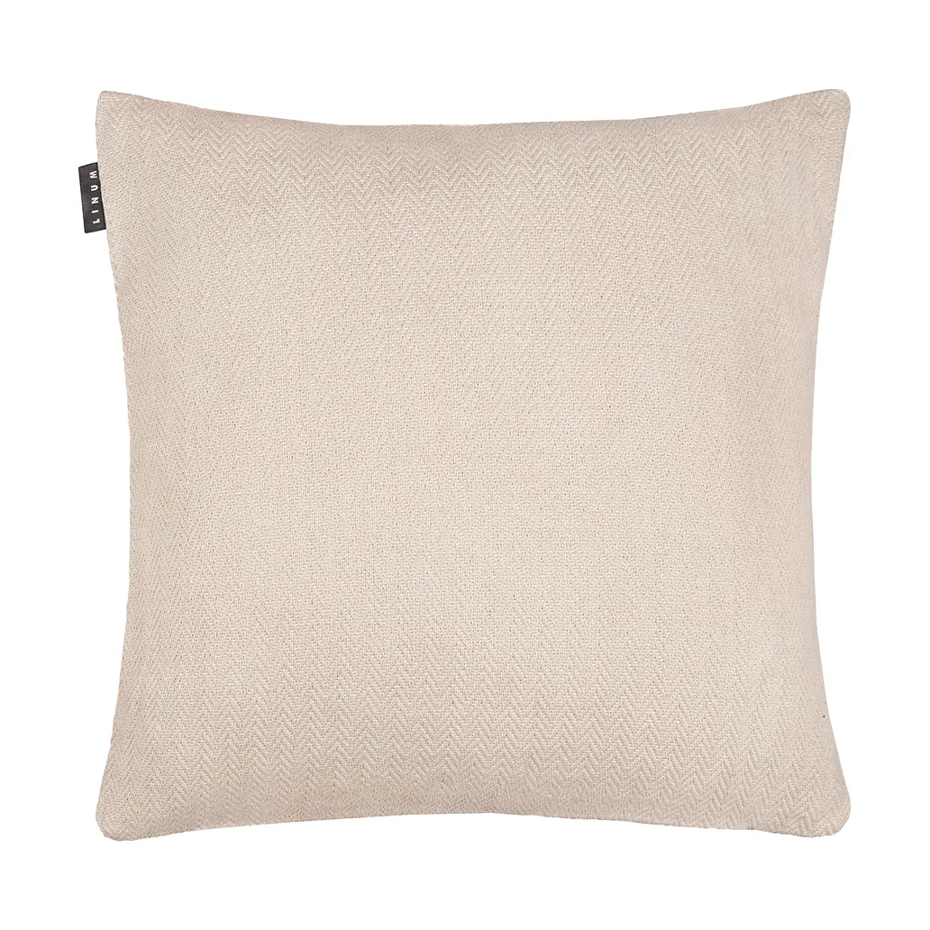 Shepard cushion cover 50x50 cm, Bleached light grey Linum