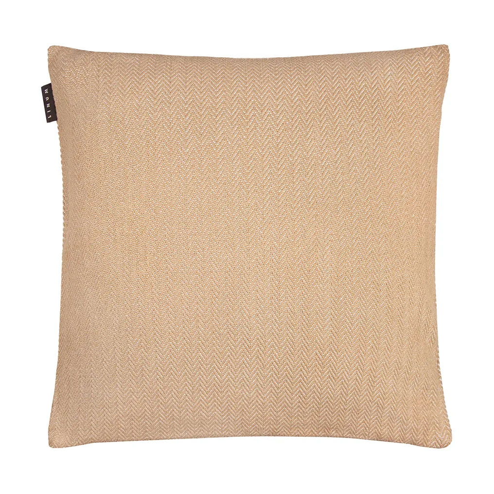 Linum Shepard cushion cover 50x50 cm Camel brown | Scandinavian Design | Cushion covers | Brown