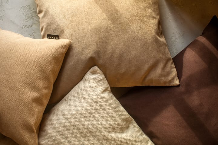 Shepard cushion cover 50x50 cm - Camel brown - Linum