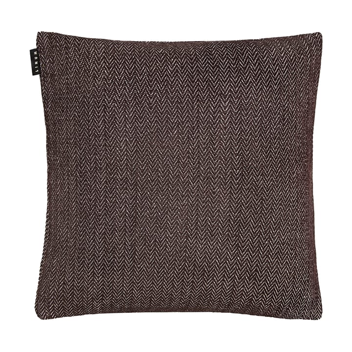 Shepard cushion cover 50x50 cm - Dark brown - Linum