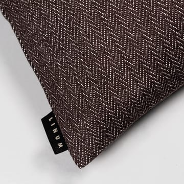 Shepard cushion cover 50x50 cm - Dark brown - Linum