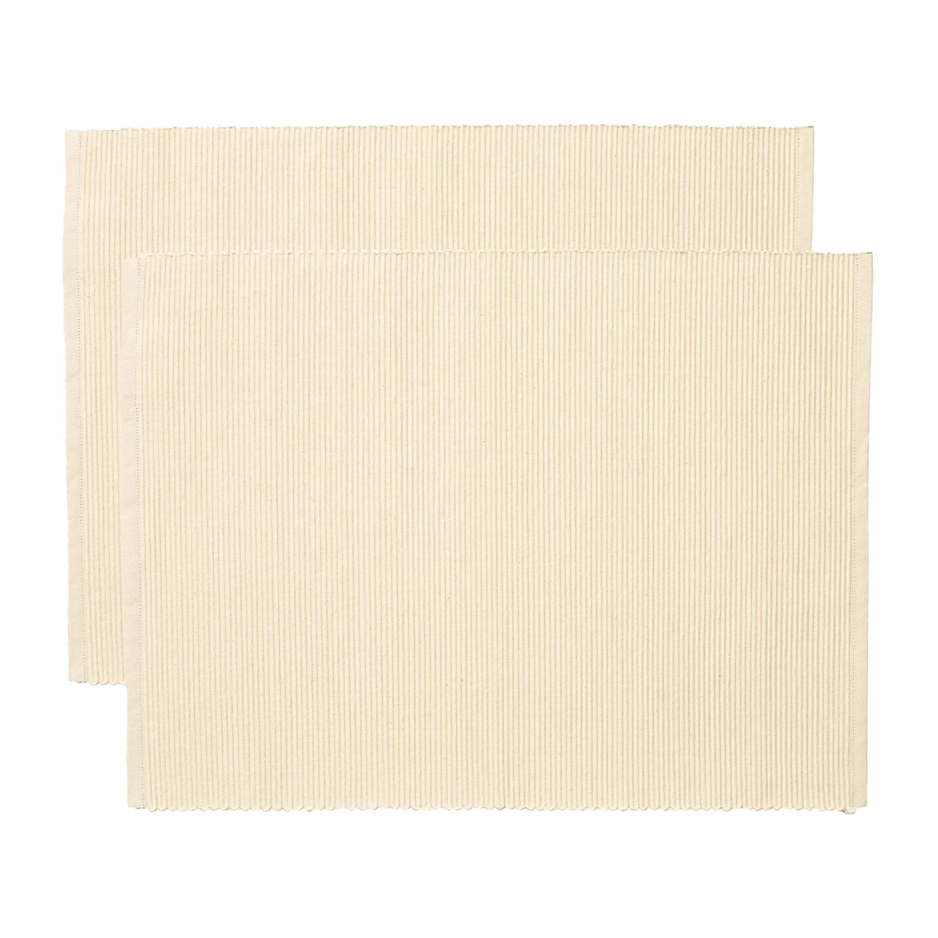 Uni placemat 35x46 cm 2-pack, Creamy Beige Linum