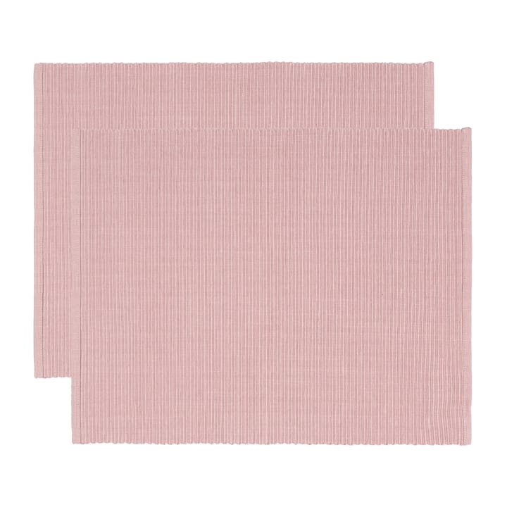 Uni placemat 35x46 cm 2-pack - Misty Pink - Linum