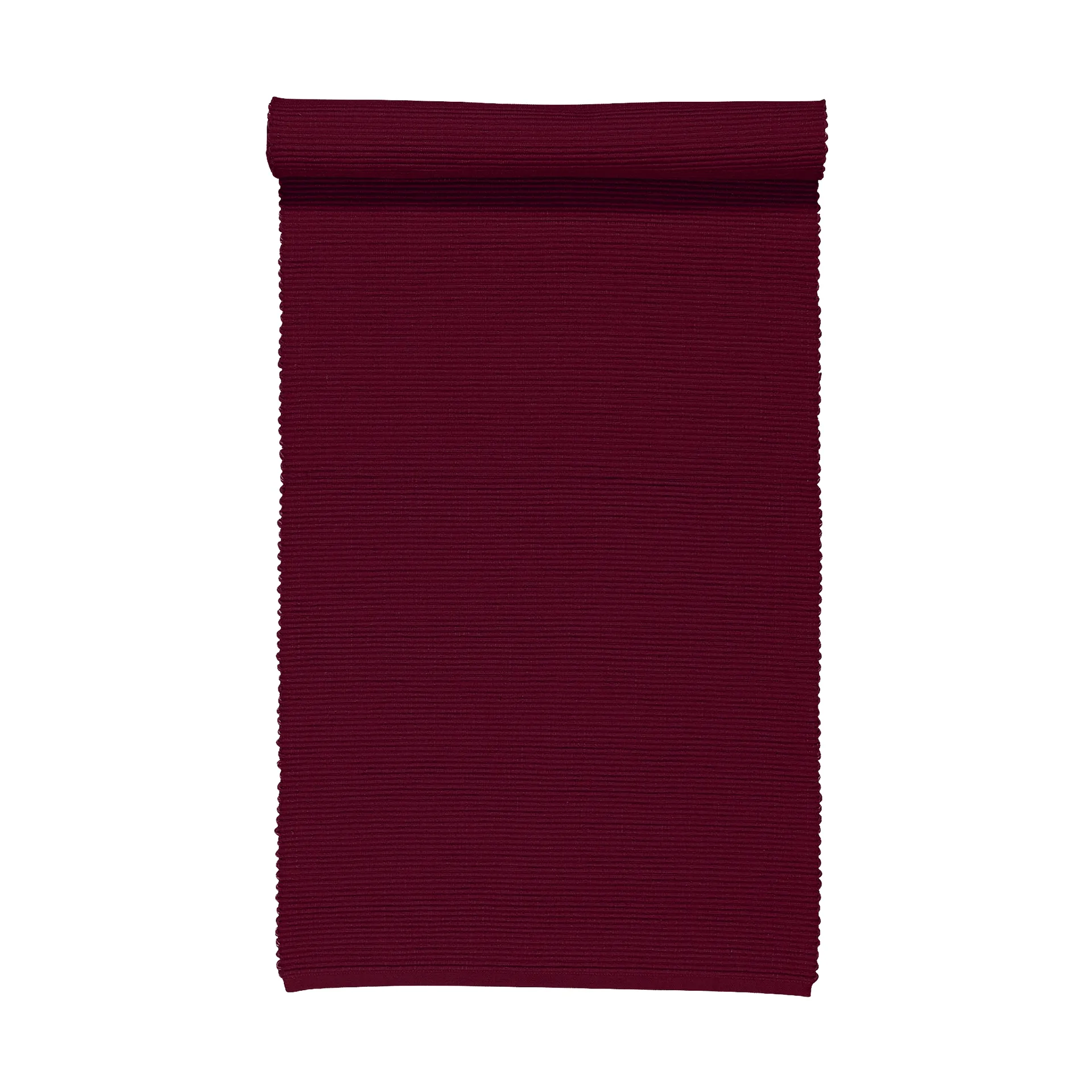 Uni table runner 45x150 cm, Burgundy red Linum