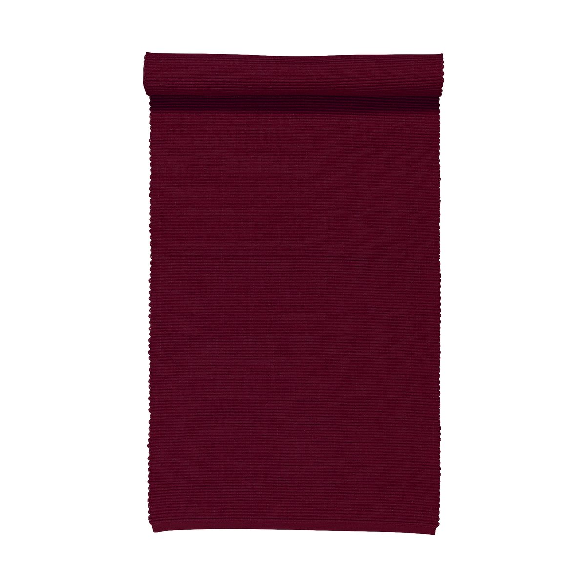 Linum Uni table runner 45x150 cm Burgundy red | Scandinavian Design | Table runners | Red
