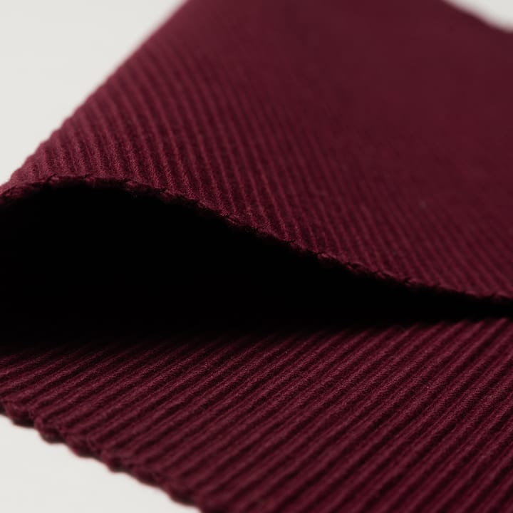 Uni table runner 45x150 cm - Burgundy red - Linum