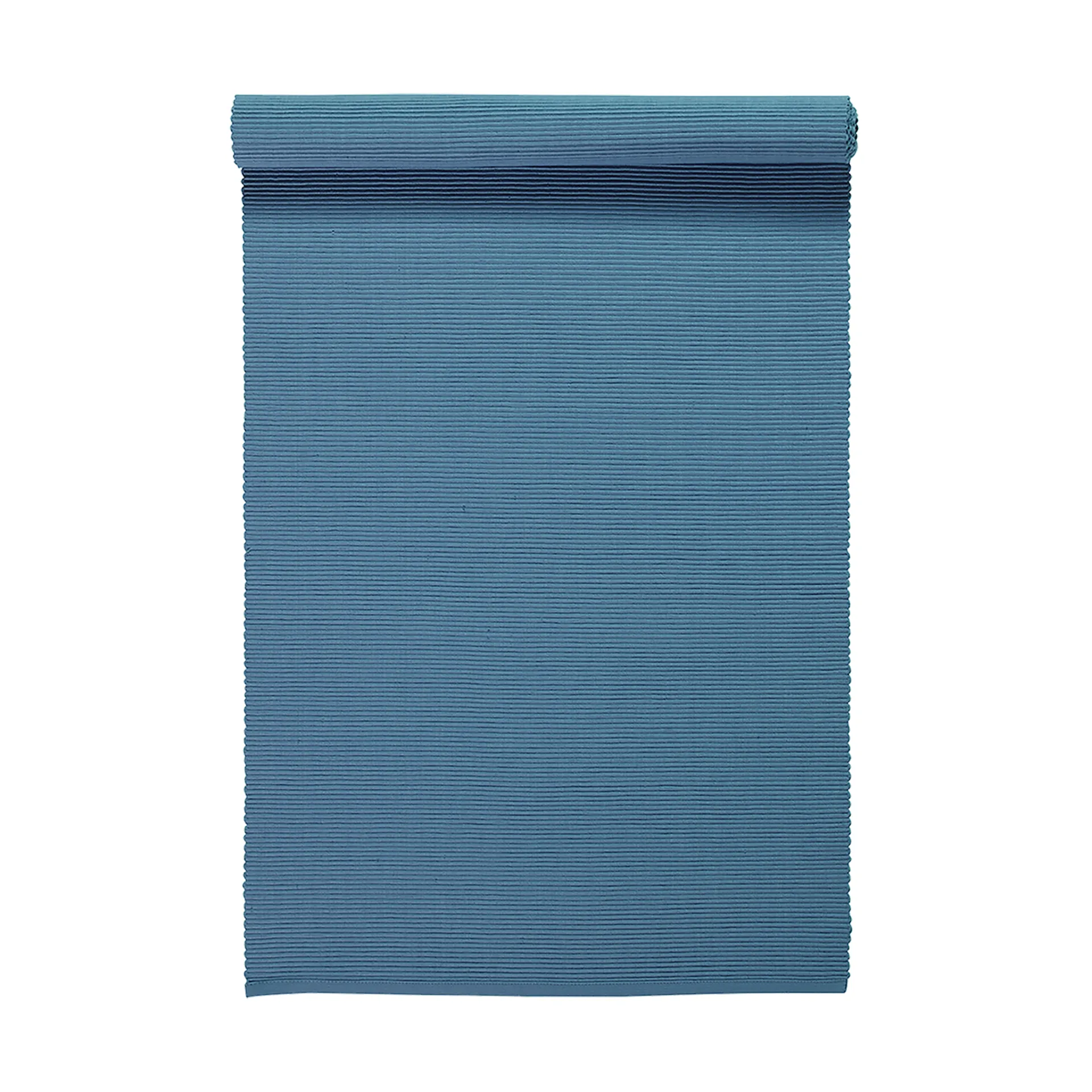 Uni table runner 45x150 cm, Deep sea blue Linum