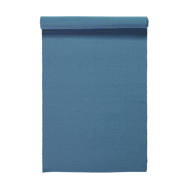 Uni table runner 45x150 cm - Deep sea blue - Linum