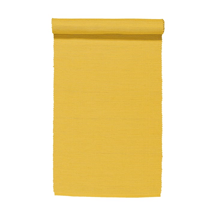 Uni table runner 45x150 cm - Mustard yellow - Linum