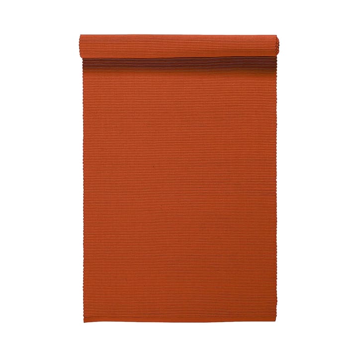 Uni table runner 45x150 cm - Rust orange - Linum