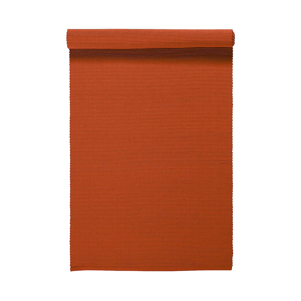Linum Uni table runner 45x150 cm Rust orange | Scandinavian Design | Table runners | Orange