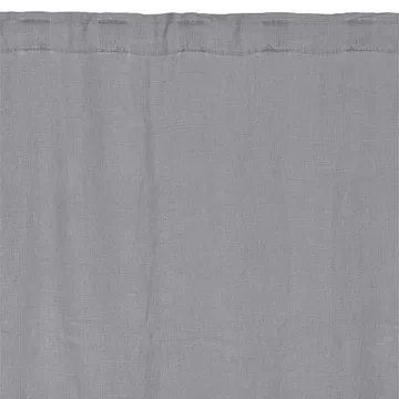 West curtain with ribbon strip - Light stone grey - Linum