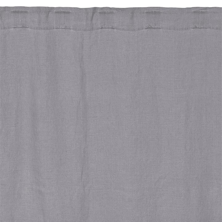 West curtain with ribbon strip - Light stone grey - Linum