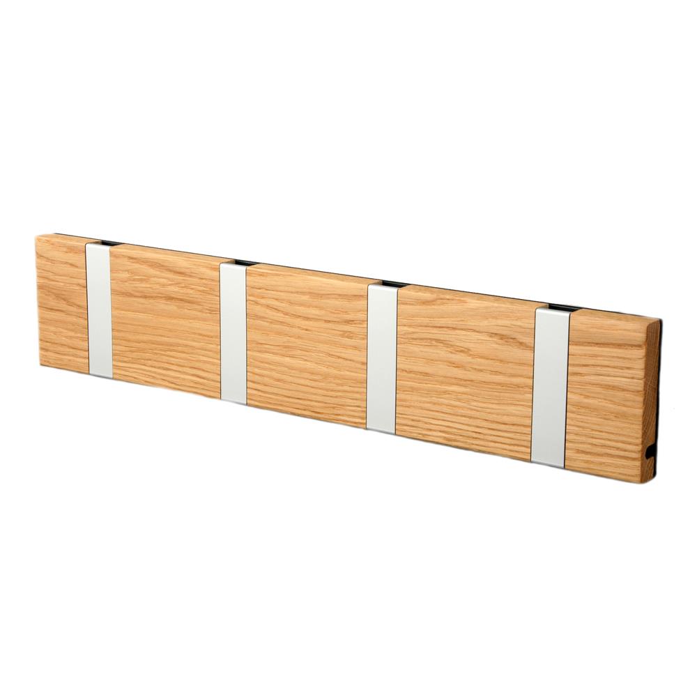 Loca Knax hanger 40 cm oiled oak-grey | Scandinavian Design | Clothes hooks & hangers | Brown