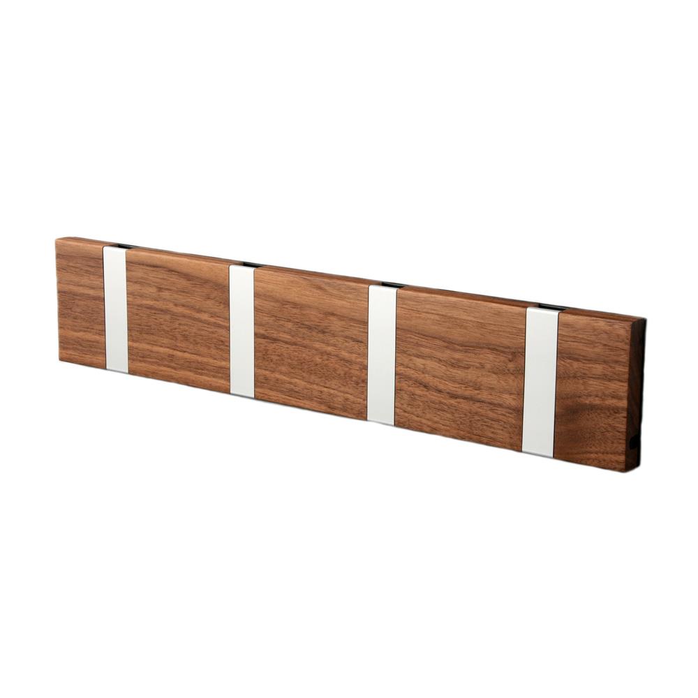 Loca Knax hanger 40 cm oiled walnut-grey | Scandinavian Design | Clothes hooks & hangers | Brown
