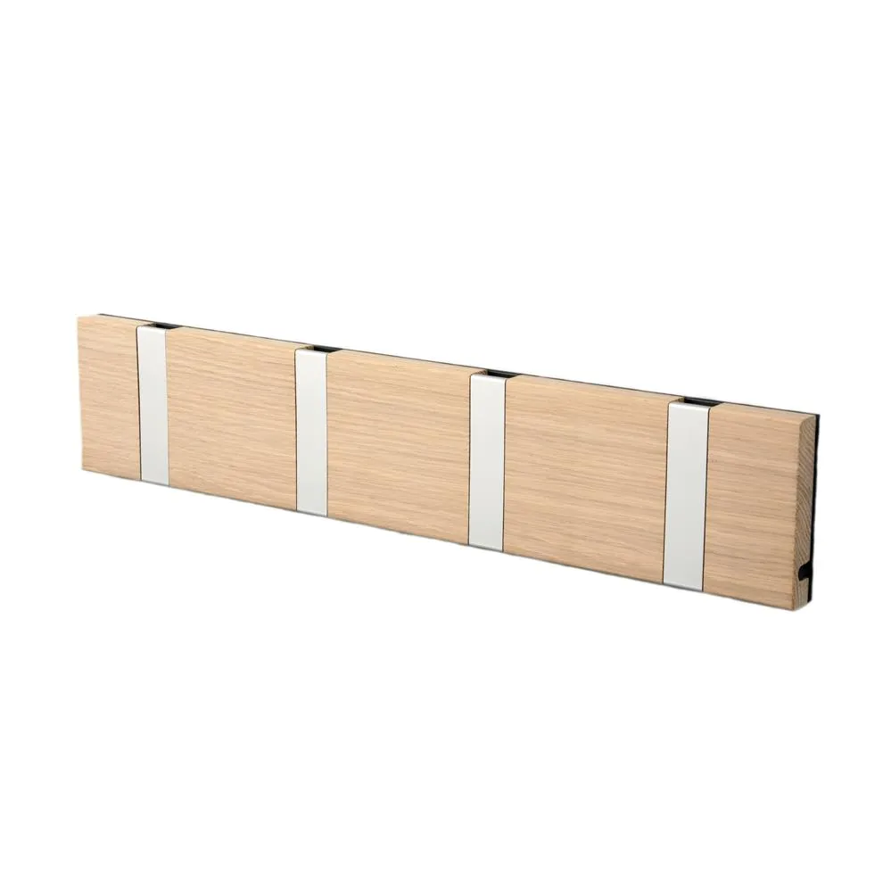 Loca Knax hanger 40 cm soaped oak-grey | Scandinavian Design | Clothes hooks & hangers | Brown