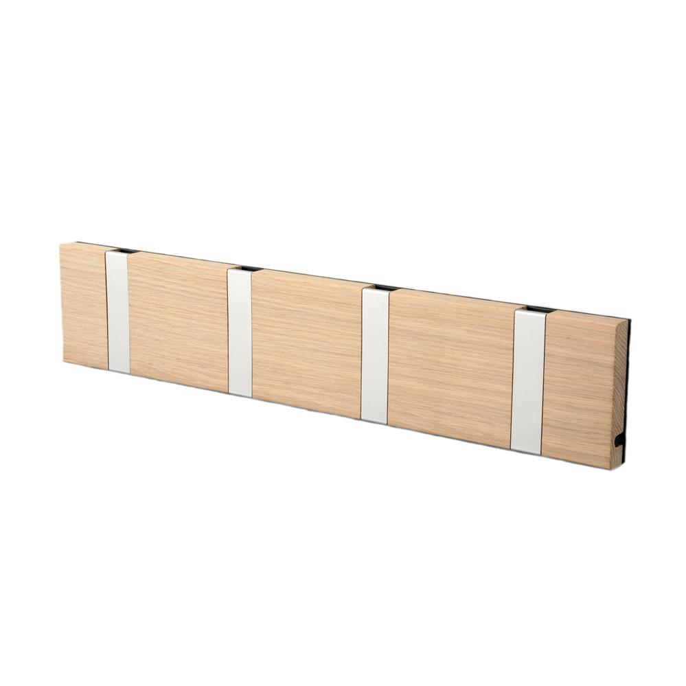 Loca Knax hanger 40 cm soaped oak-grey | Scandinavian Design | Clothes hooks & hangers | Brown