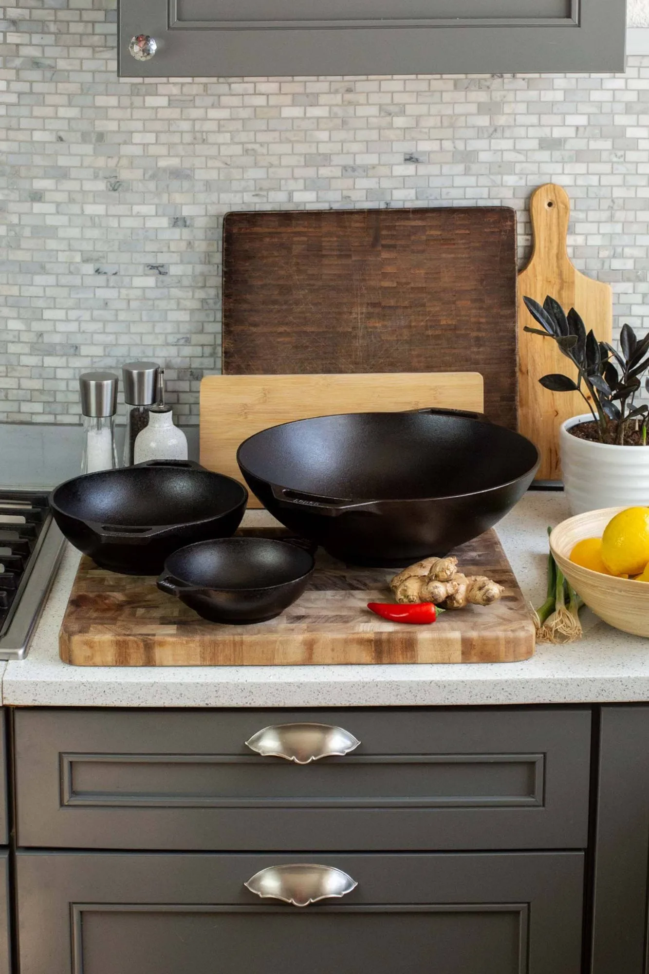 Chef collection wok pan, Ø32 cm Lodge