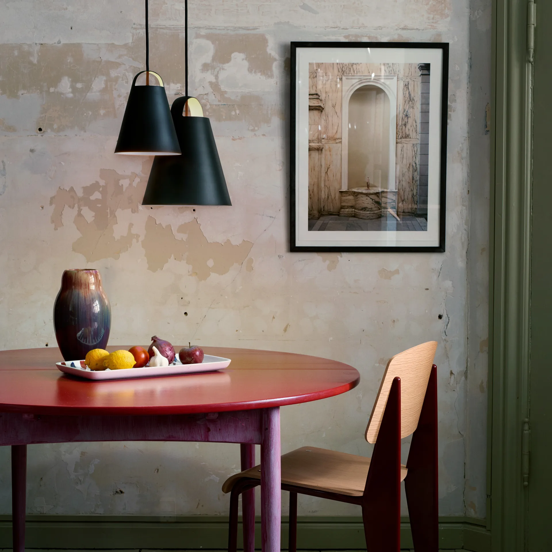 Above pendant lamp Ø25 cm, Black Louis Poulsen