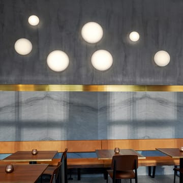 AJ Eklipta ceiling lamp-wall lamp Ø22 cm - White opal - Louis Poulsen