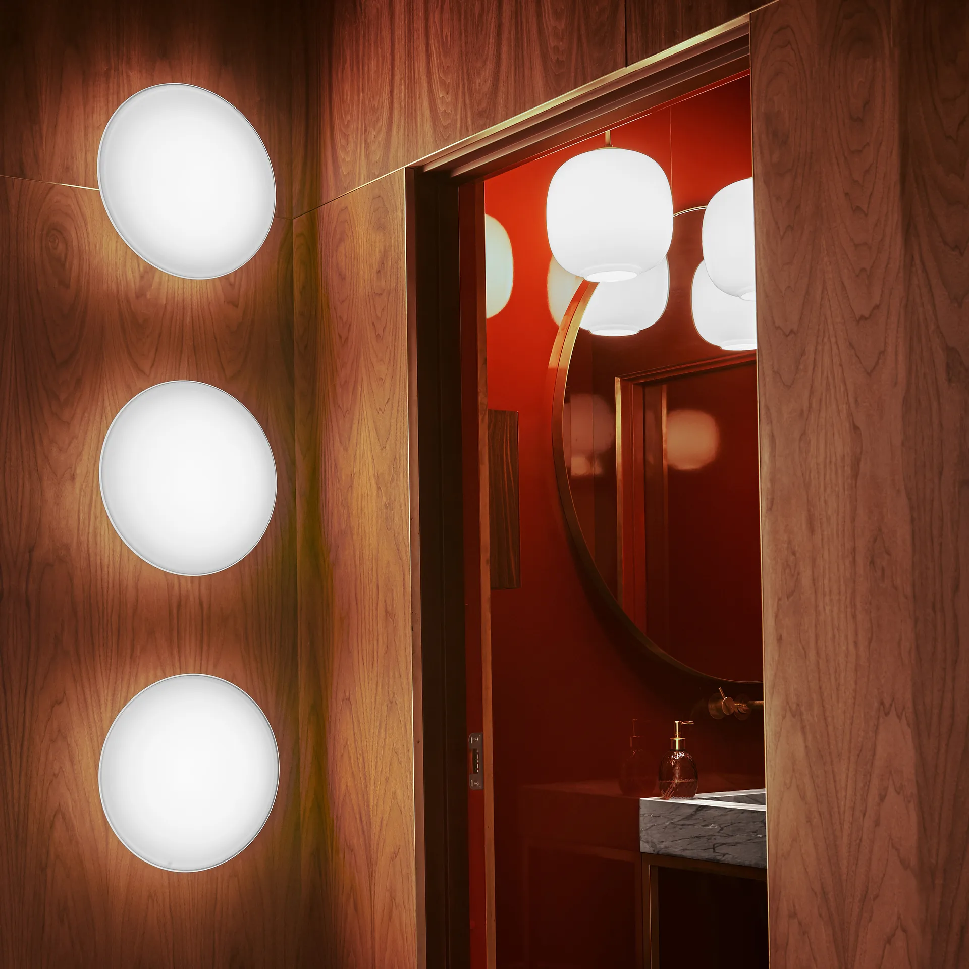 AJ Eklipta ceiling lamp-wall lamp Ø35 cm, White opal Louis Poulsen