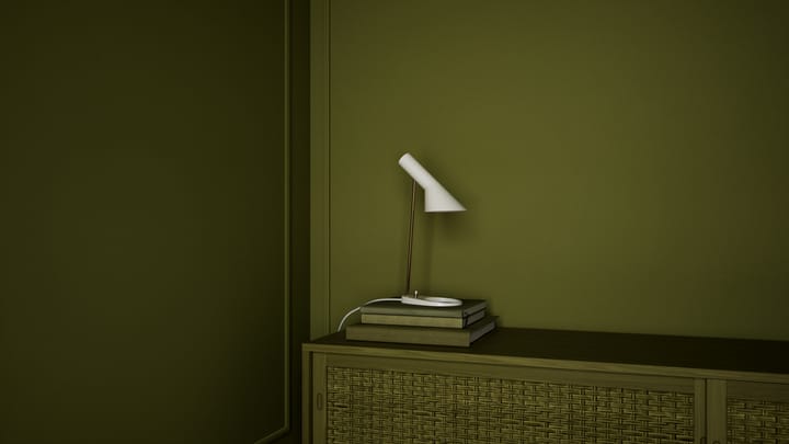 AJ Mini Anniversary edition table lamp, Matte white-pale rose Louis Poulsen