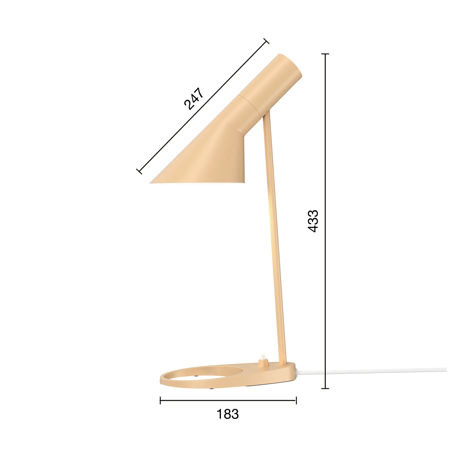 AJ MINI table lamp, Warm sand Louis Poulsen