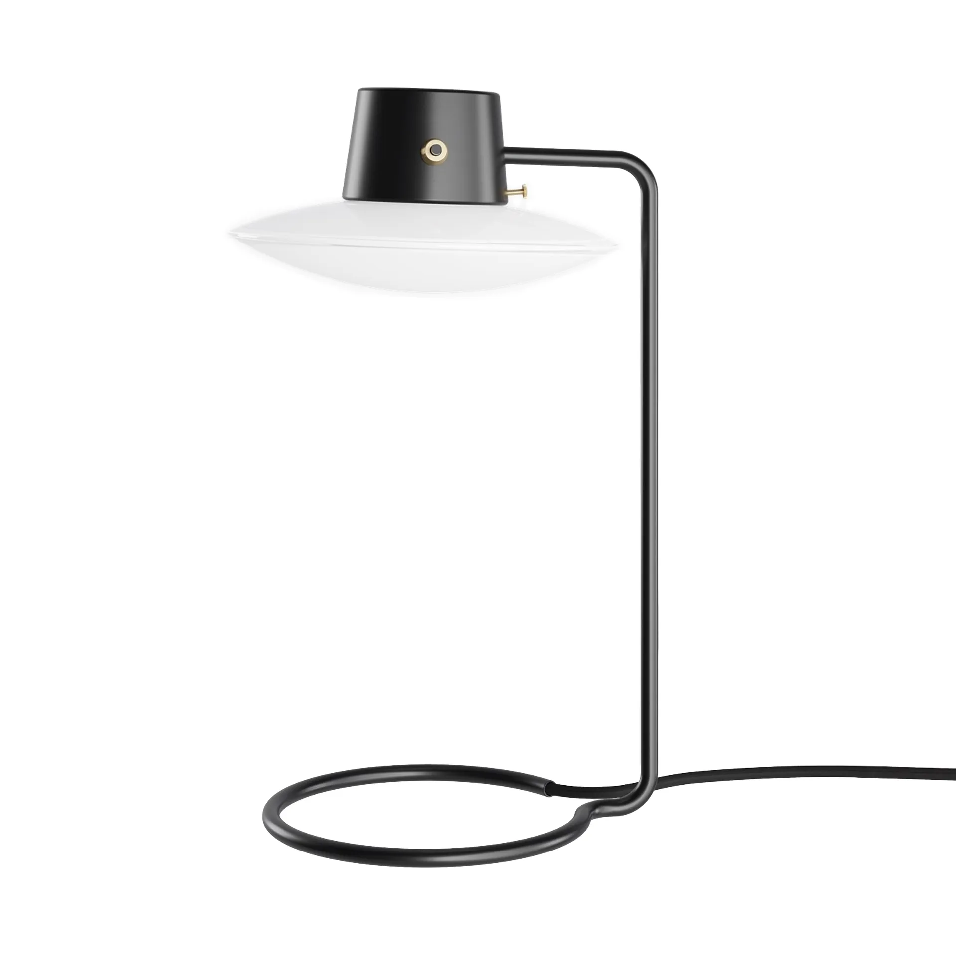 AJ Oxford table lamp 41 cm black, Opal glass Louis Poulsen