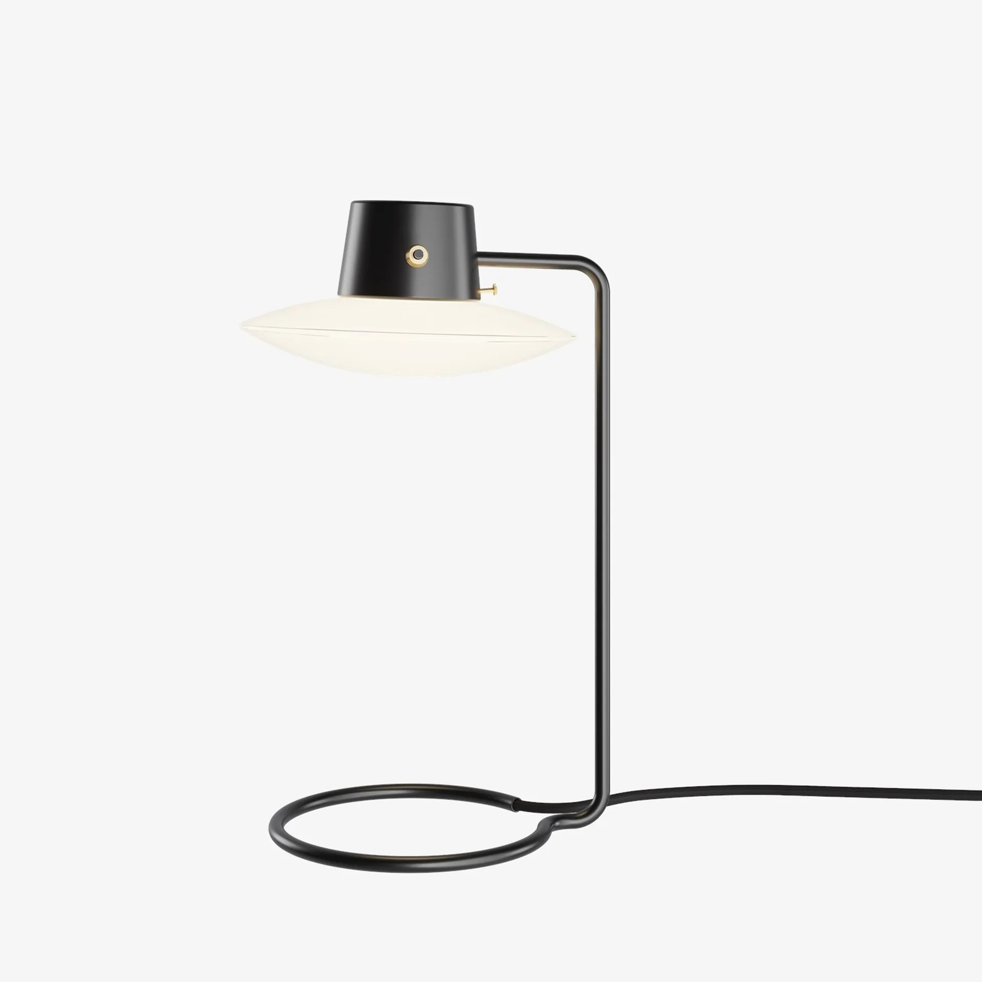 AJ Oxford table lamp 41 cm black, Opal glass Louis Poulsen