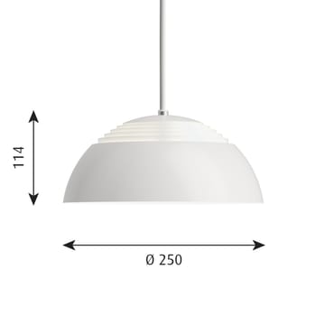 AJ Royal pendant lamp 2700K Ø25 cm - White - Louis Poulsen