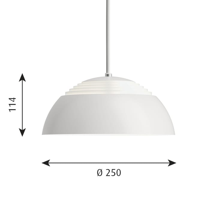 AJ Royal pendant lamp 2700K Ø25 cm, White Louis Poulsen