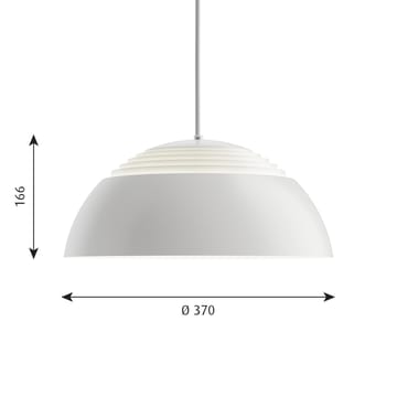 AJ Royal pendant lamp Ø37 cm - White - Louis Poulsen