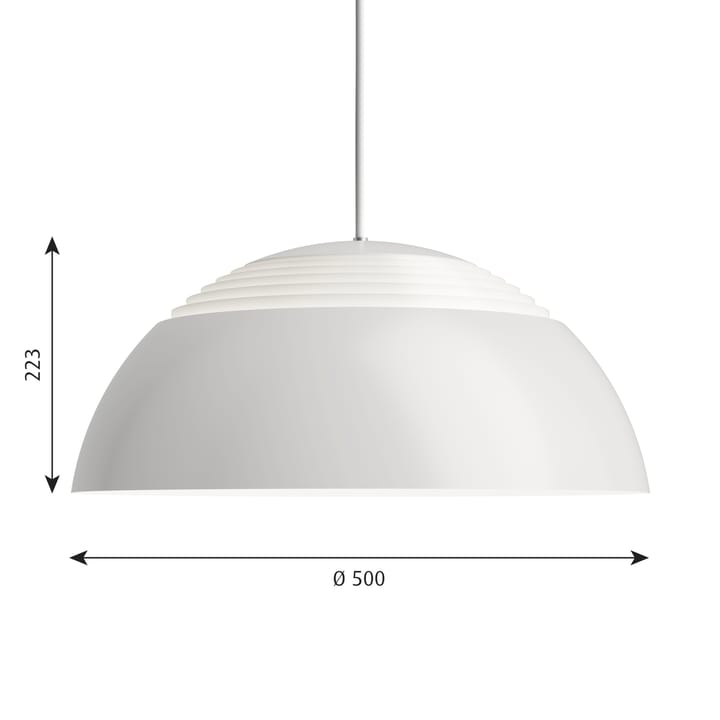 AJ Royal pendant lamp Ø50 cm - White - Louis Poulsen