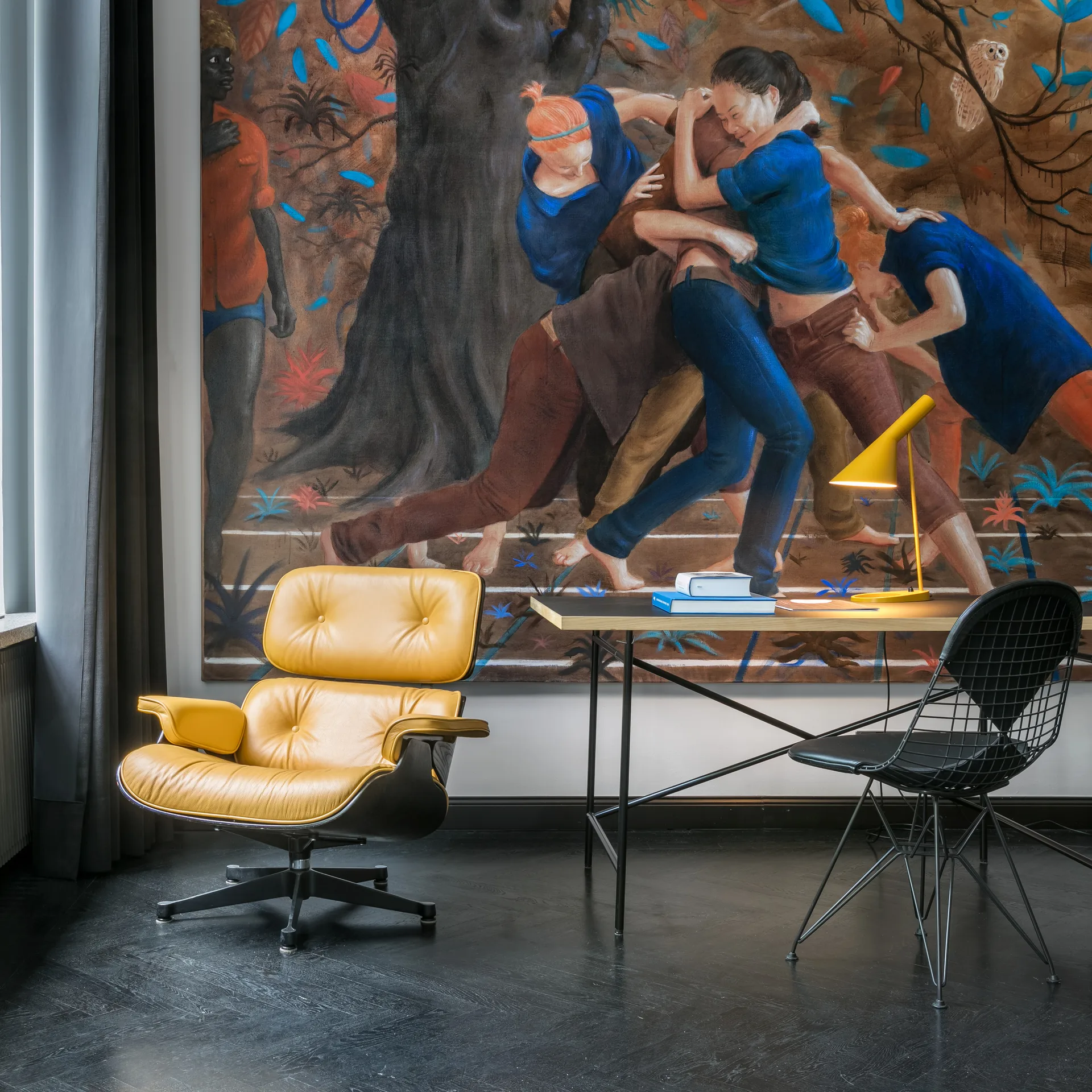 AJ table lamp, Ocher yellow Louis Poulsen