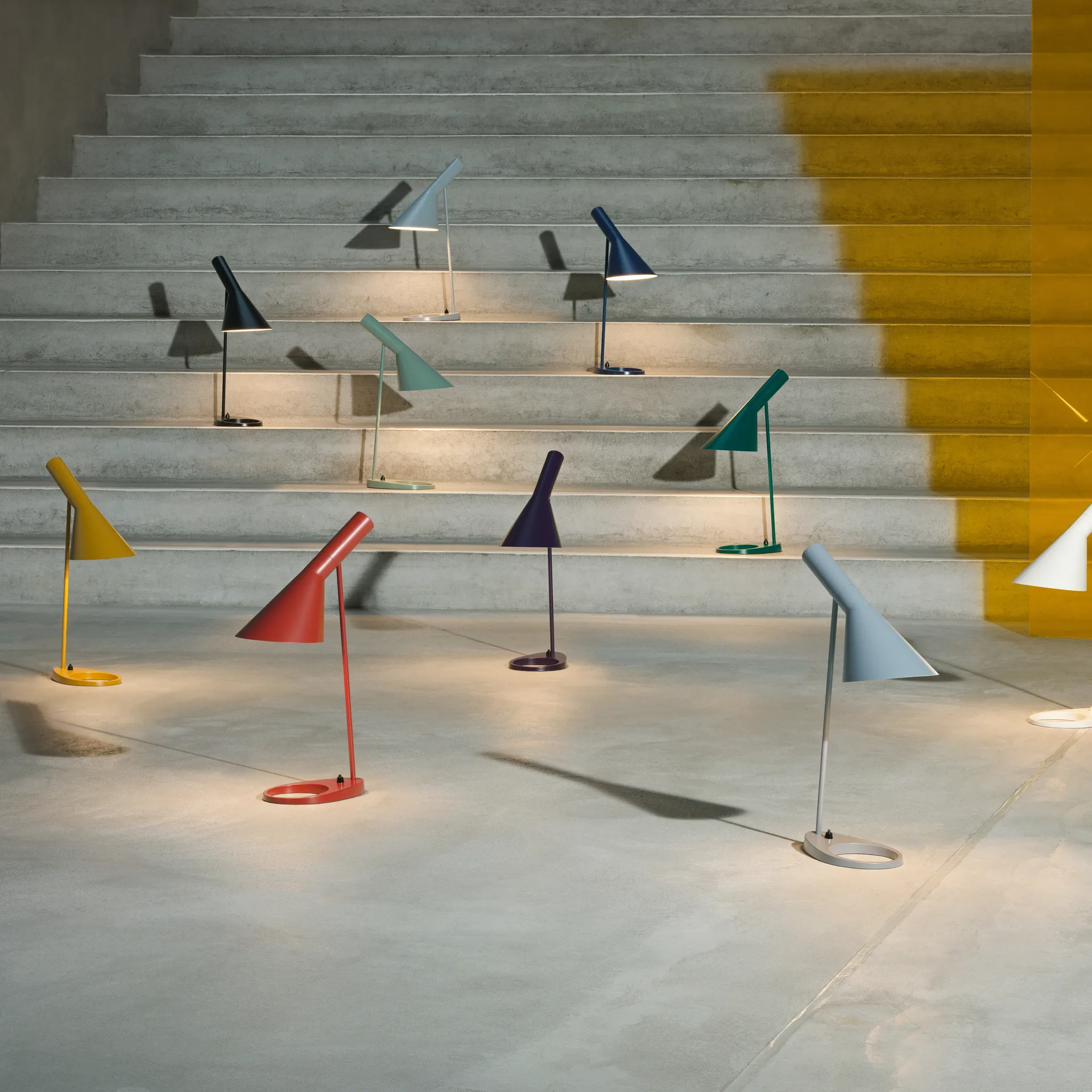 AJ table lamp, Ocher yellow Louis Poulsen