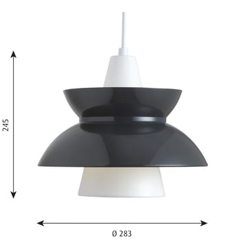 Doo-Wop pendant lamp - Dark grey - Louis Poulsen