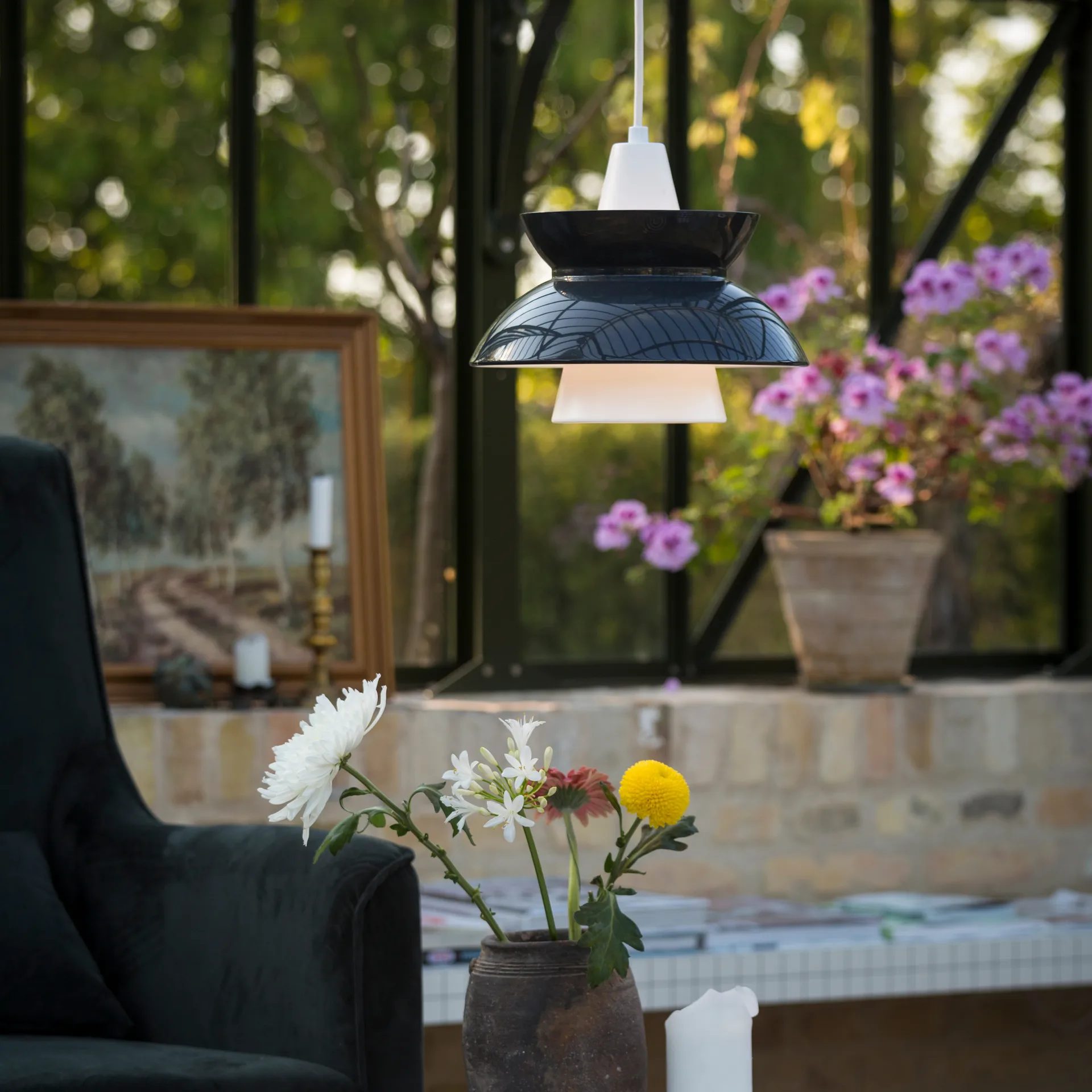 Doo-Wop pendant lamp, Dark grey Louis Poulsen