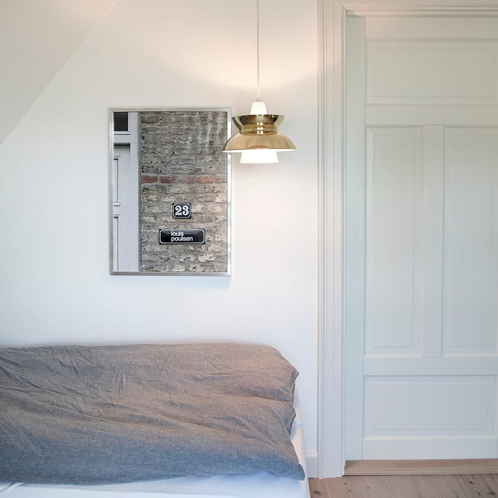 Doo-Wop pendant lamp metal , Polished brass Louis Poulsen