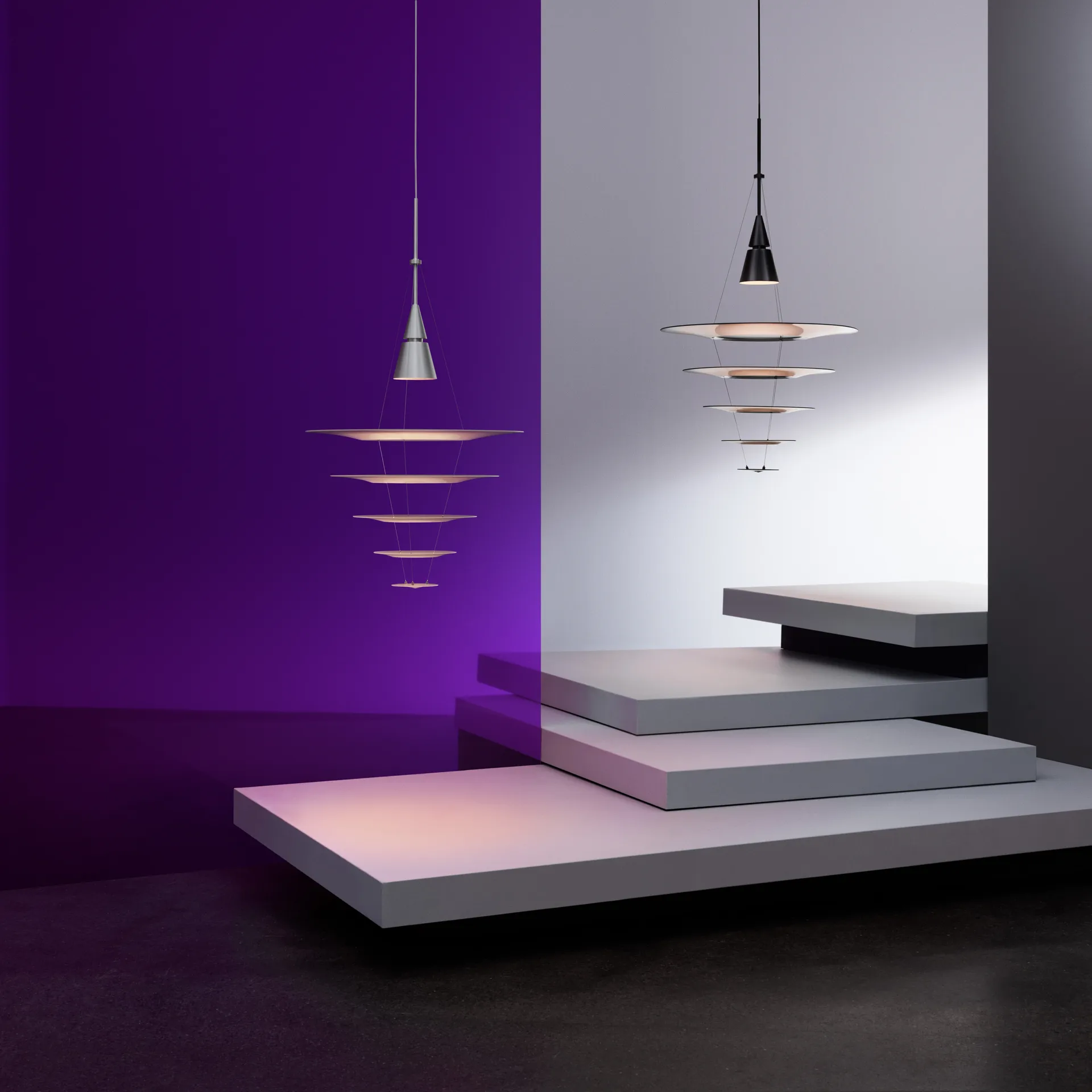 Enigma 545 pendant lamp, White Louis Poulsen