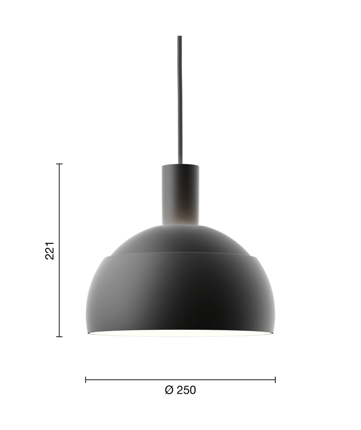 FJ Elements pendant lamp Ø25 cm, Black Louis Poulsen