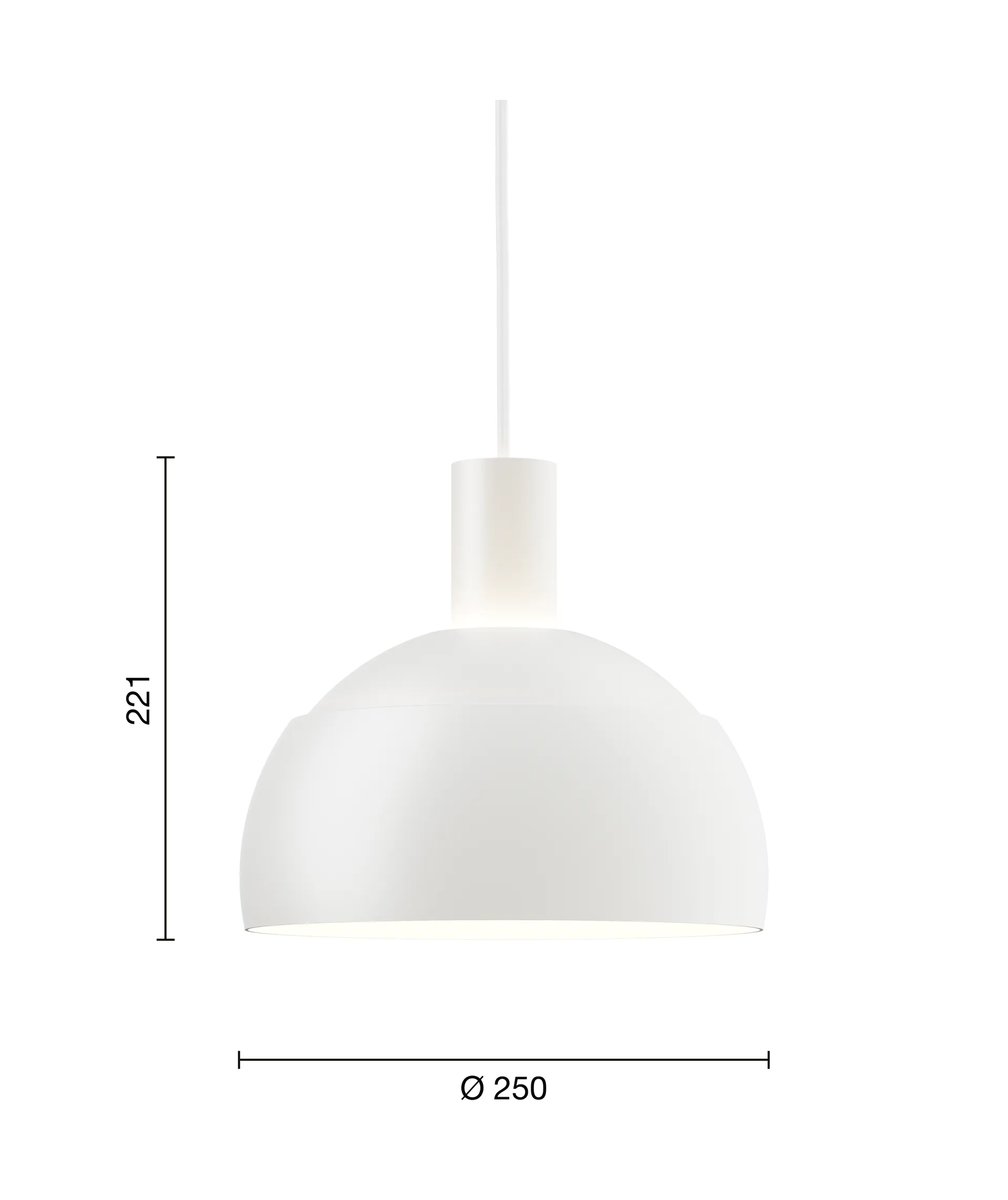 FJ Elements pendant lamp Ø25 cm, White Louis Poulsen