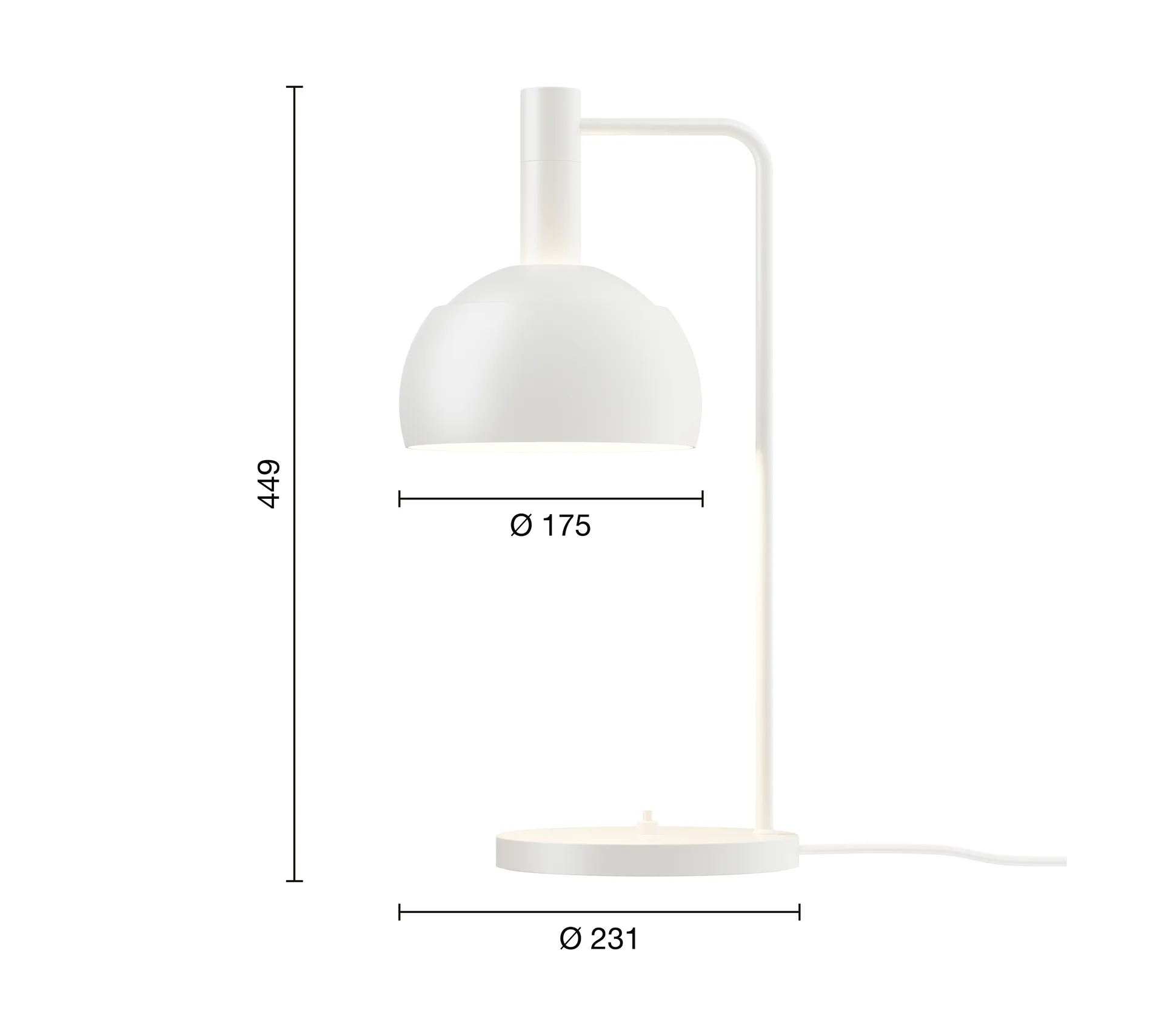 FJ Elements table lamp Ø17,5 cm, White Louis Poulsen
